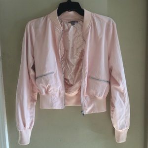 Pink Bomber Jacket🌸